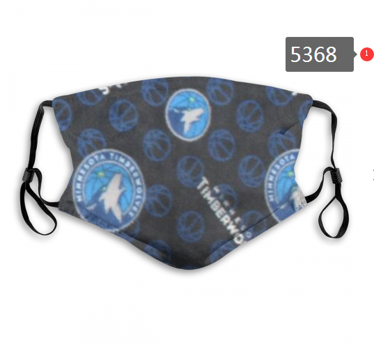 2020 NBA Minnesota Timberwolves #1 Dust mask with filter